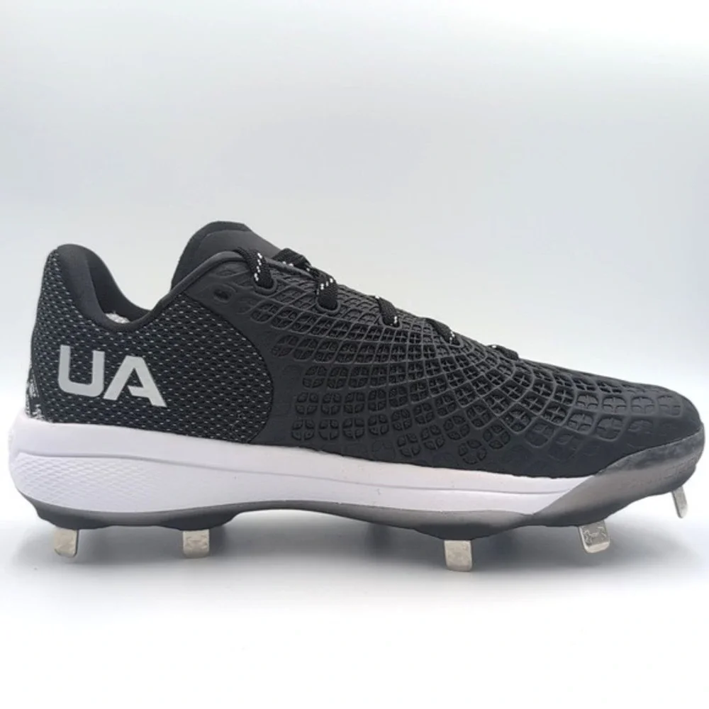 Under Armour Glyde 2.0‎ Shoes Women's 8 Metal Fastpitch Softball Cleats Black UA